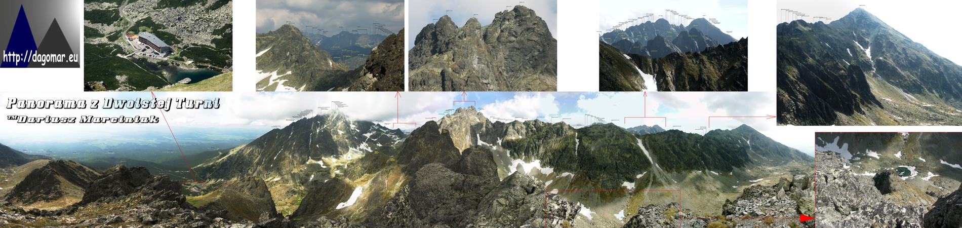 panorama z Dwoistej Turni